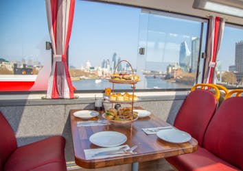 Afternoon tea bus with panoramic tour of London